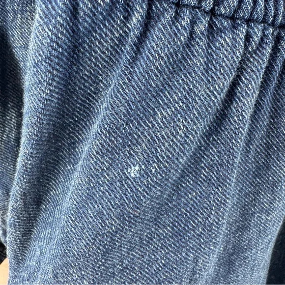 NWT Anthropologie Pilcro V-Neck Wrap Midi Denim cotton Dress Szxs western - Picture 12 of 16